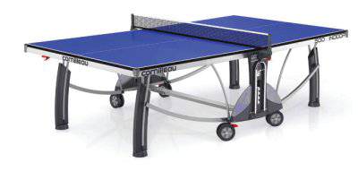 Cornelleau Sport 500 Indoor.jpg Теннисный стол домашний Cornelleau Sport 500 Indoor Лучшая модель в линейке столов для игры в помещении, предназначена для интенсивного спортивного использования.
Столешница ДСП высокой плотности, 22 мм.
Прочная, нержавеющая рама, изготовленная из оцинкованной стали.
Производство Франция.
Размеры: 275.7 x 167.1 x 76.5 см.
В сложенном: 75.3 x 167.1 x 156.5 см.