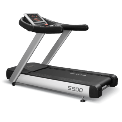 Беговая дорожка BRONZE GYM S900 (Promo Edition) Беговая дорожка BRONZE GYM S900 (Promo Edition)​ для эксплуатации в клубах со средней и повышенной проходимостью.
Двигатель: 4.5 л.с.
Размер бегового полотна: 150х53 см.
Регулировка угла наклона: электрическая
Наклон бегового полотна: 0 - 20%.
Система амортизации: мультиабсорбирующая динамическая на основе изменяемых эластомеров antiSHOCKwave.
Кол-во программ: 11.
Размер в рабочем состоянии (ДхШхВ) 221х92х156 см.
Максимальный вес пользователя: 200 кг. 
Гарантия: 2 года
