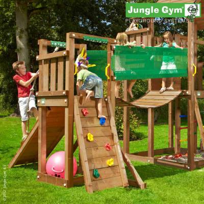Модуль мост Bridge Модуль мост Bridge Как только вы установите Jungle Gym Bridge, площадь для игр увеличится в разы и в детском городке можно будет разместить целую группу ребятишек.
Размер (ДхШхВ): 260 х 260 х 210 см.
Допустимое количество детей - 5.
Гарантия - 2 года.
