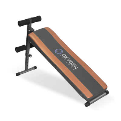 Скамья для пресса прямая Oxygen Flat Sit Up Board Скамья для пресса прямая Oxygen Flat Sit Up Board Прямая скамья для всесторонней проработки мышц пресса.
Удлиненная площадь подушки позволяет заниматься пользователям с большим ростом.
Регулируется по высоте (5 положений).
Размер тренажера (ДхШхВ) 142х33х72 см.
Максимальный вес пользователя 120 кг. 