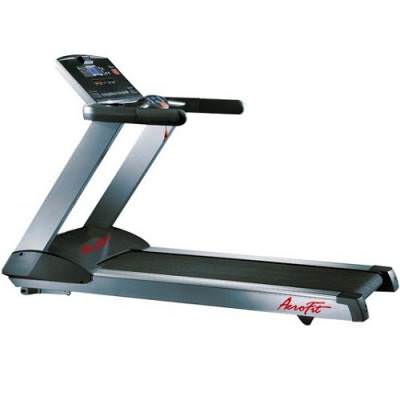 8700TMnl.jpg Беговая дорожка AeroFit 8700TM Профессиональная беговая дорожка AeroFit 8700TM создана для интенсивного использования в спорт залах, в режиме 24х7.
Мощность двигателя: 3 л.с.
Скорость 0.8 - 22 км/ч.
Наклон бегового полотна: 0 - 15 %.
Размер бегового полотна: 55х152.5 см.
LCD DOT-MATRIX дисплей с синей подсветкой.
Встроенный беспроводной пульсоприемник и программа контроля пульса автоматически регулируют уровень и скорость для поддержания заданной зоны пульса.
Максимальный вес пользователя: 180 кг.