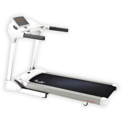 Беговая дорожка MaxFit 26W Беговая дорожка MaxFit 26W Aerofit Professional представляет новую стильную складную беговую дорожку для домашнего использования MaxFit 26, выполненную в отличном дизайне с использованием новейших инновационных технологий.
Двигатель: 3,0 л.с., пиковая мощность 5 л.с.
Скорость: 0,8-20 км/ч.
Износостойкое беговое полотно с ортопедическим эффектом, толщина 1,6 мм.
Беговое полотно: 150 х 50 см.
Максимальный вес пользователя: 160 кг.
Габариты в разобранном состоянии (ДхШхВ): 198 x 86.5 x 133 см.