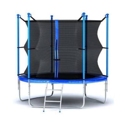 Батут Hegen Internal 8ft Конструкция и прыжковая поверхность батутов Hegen расчитаны на максимальную нагрузку до 150 кг.
Диаметр батута: 244 см.
Соединение с рамой - 48 пружин, длиной 13,5 см
Основание батута: 3 W-образные ноги
Высота батута без сетки: 68 см.
Максимальный вес пользователя: 150 кг.
