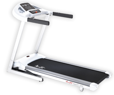 Беговая дорожка MaxFit 16W Беговая дорожка MaxFit 16W Современный дизайн, широкое беговое полотно, яркий четкий дисплей, прочная рама – оптимальное соотношение цена-качество!
Беговая дорожка выполнена в трендовом белом цвете и отлично впишется в интерьер любой квартиры или дома.
Надежный мощный двигатель постоянного тока имеет номинальную мощность 2,0 л.с.
Скорость: 1-16 км/ч.
Угол наклона: 10% (0-10 уровней).
Износостойкое беговое полотно с ортопедическим эффектом.
Новейшая система амортизации, способствующая снижению неблагоприятного воздействия на коленные суставы, связки и сухожилия при занятиях на беговой дорожке.
Беговое полотно: 140 х 50 см.
Габариты в разобранном состоянии (ДхШхВ): 179 x 78 x 128 см.
Максимальный вес пользователя: 135 кг.