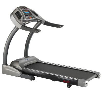 Беговая дорожка MaxFit 5000 Беговая дорожка MaxFit 5000 Премиальная домашняя беговая дорожка с 6-дюймовым ЖК дисплеем, расширенным программным модулем и сверхмощным мотором!
Надежный мощный двигатель постоянного тока имеет номинальную мощность 3 л.с.
Скорость: 0.8-20 км/ч.
Угол наклона: 12% (0-15 уровней).
Износостойкое беговое полотно с ортопедическим эффектом.
Новейшая система амортизации, способствующая снижению неблагоприятного воздействия на коленные суставы, связки и сухожилия при занятиях на беговой дорожке.
Беговое полотно: 140 х 50 см.
Габариты в разобранном состоянии (ДхШхВ): 194 x 85 x 138 см.
Максимальный вес пользователя: 170 кг.