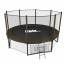 Батут Unix Line 12 ft outside (3,66 м) Black&Brown с сеткой и лестницей - Батут Unix Line 12 ft outside (3,66 м) Black&Brown с сеткой и лестницей
