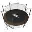 Батут Unix Line 12 ft inside (3,66 м) Black&Brown с сеткой и лестницей - Батут Unix Line 12 ft inside (3,66 м) Black&Brown с сеткой и лестницей